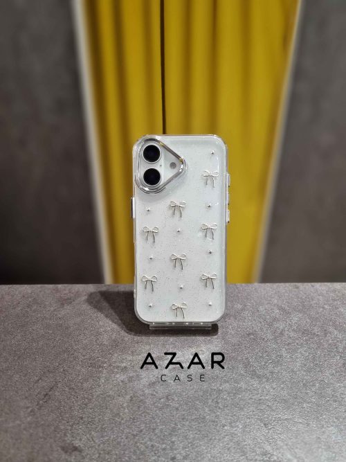 قاب گوشی طرح پاپیون شاین اکلیلی مناسب برای آیفون 13 و سایر گوشی های آیفون،سامسونگ و شیائومی