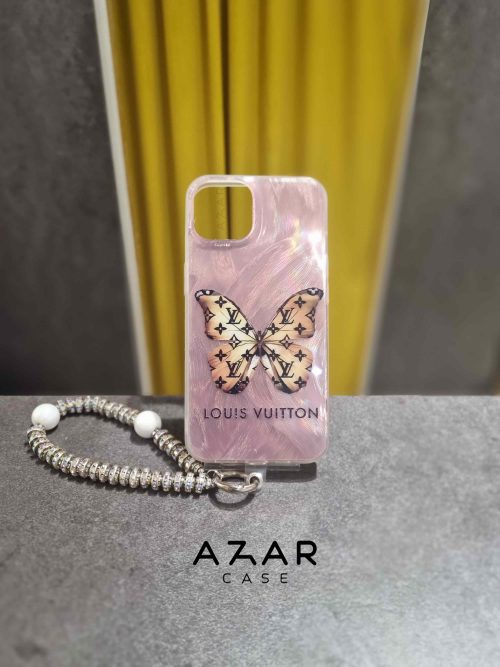 قاب گوشی طرح پروانه لویی ویتون مناسب گوشی آیفون 13 و سایر گوشی های آیفون