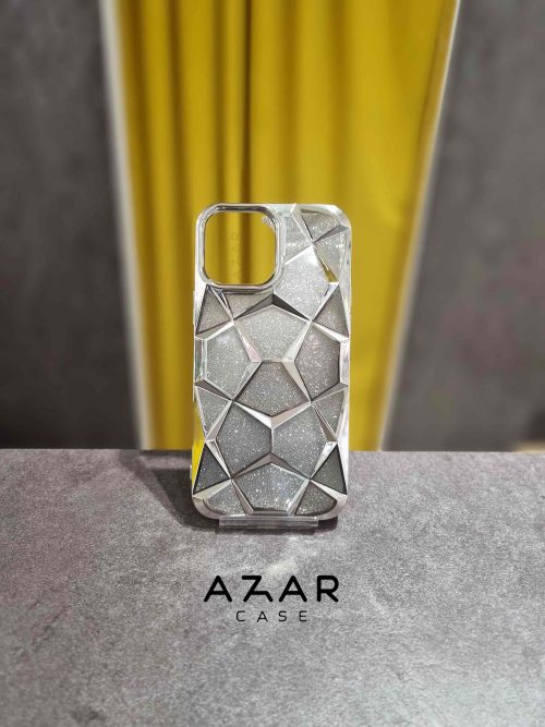 قاب گوشی طرح سه بعدی سیلور مناسب آیفون 13