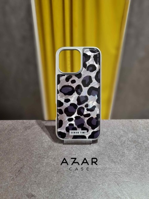 قاب گوشی طرح پلنگی Senior time مناسب گوشی آیفون 13 و سایر گوشی های آیفون