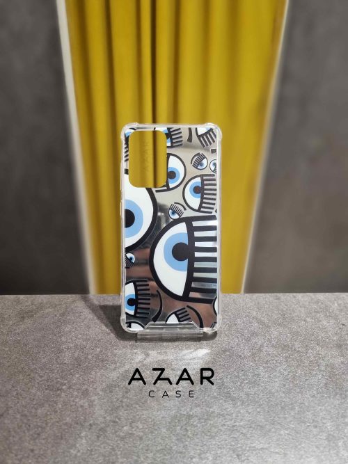 قاب گوشی طرح چشم نظر آینه ای برای سامسونگ s21fe و سایر گوشی های سامسونگ