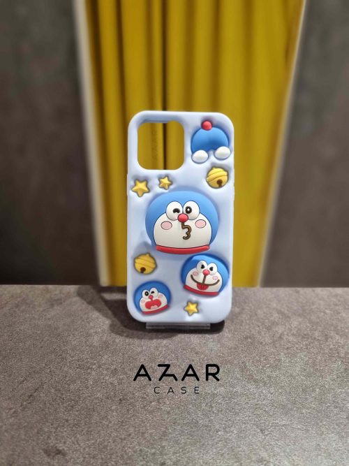 قاب Doraemon Cat سیلیکونی مناسب آیفون 13 و سایر گوشی های آیفون