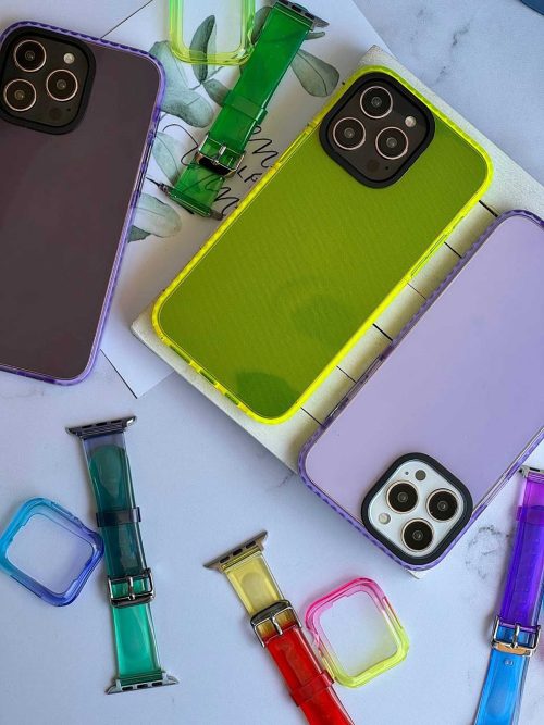قاب گوشی رنگ تابستونی مناسب آیفون 13 و سایر گوشی های آیفون
