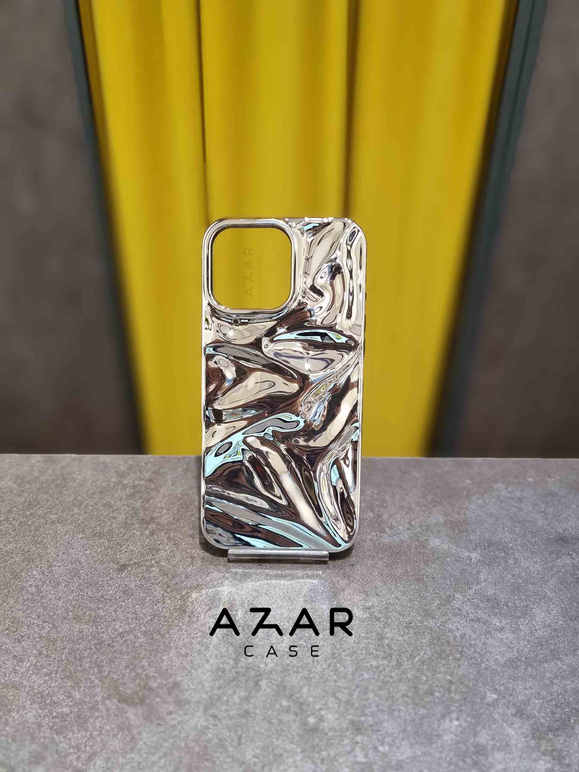 قاب گوشی silver mirror مناسب آیفون 13 و سایر گوشی های آیفون