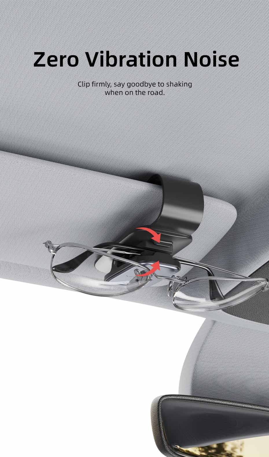 جا عینکی خودرو هنگام استفاده