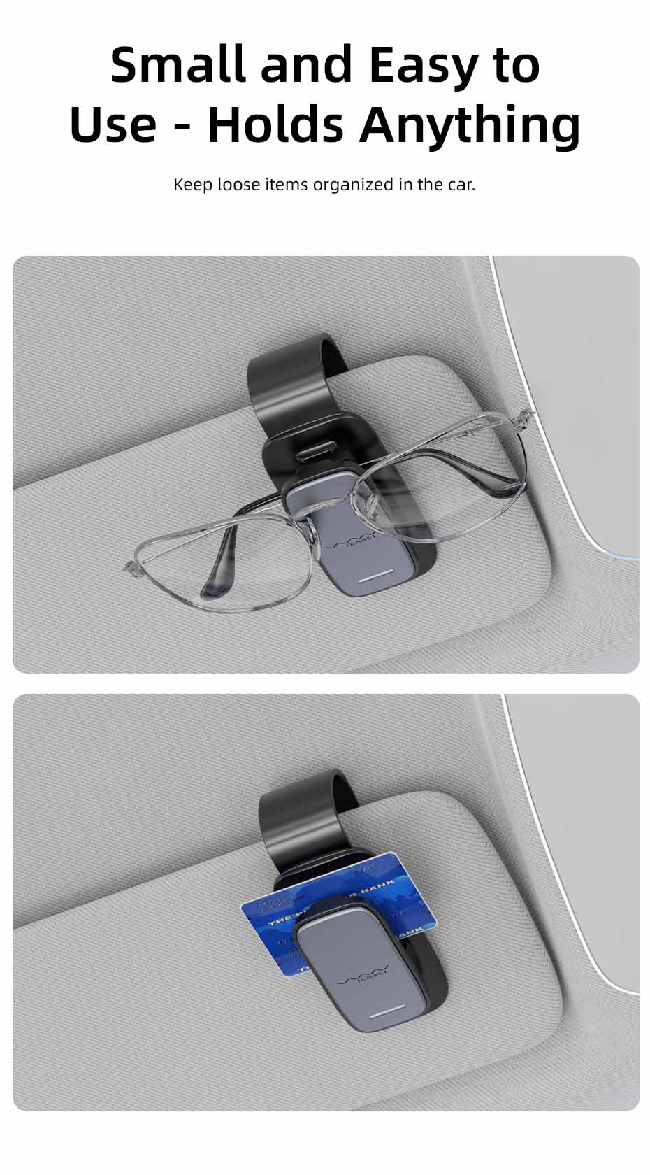 جا عینکی خودرو و کارت