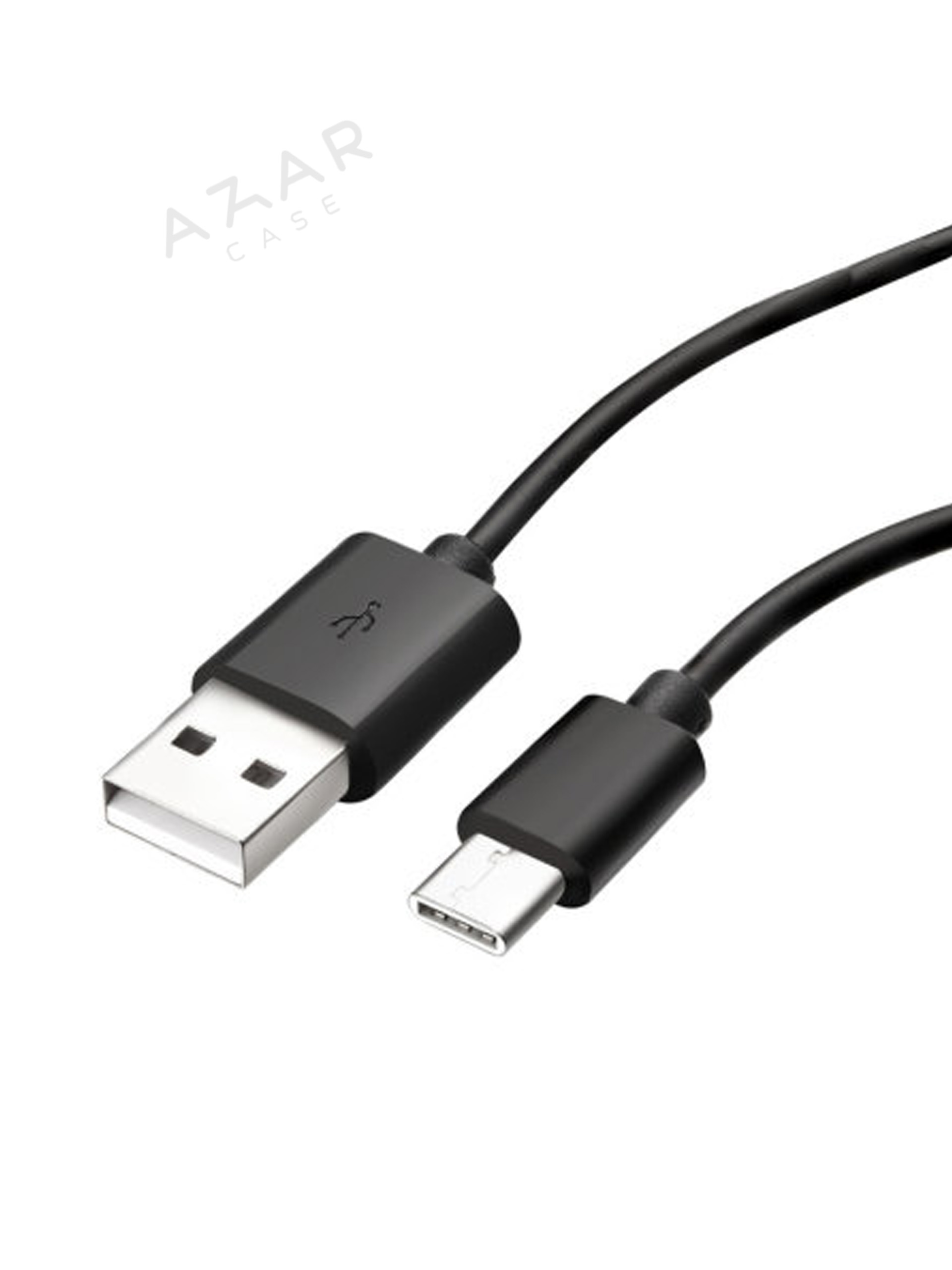 کابل ارجینال تایپ usb به تایپ c در دورنگ مشکی و سفید