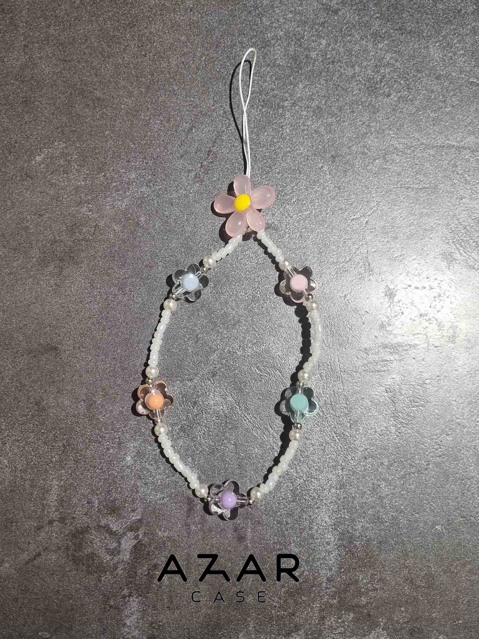 بند آویز گل های پاستیلی