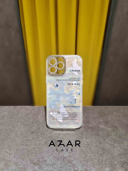 قاب گوشی پروانه صدفی مناسب آیفون 13 و سایر گوشی های آیفون