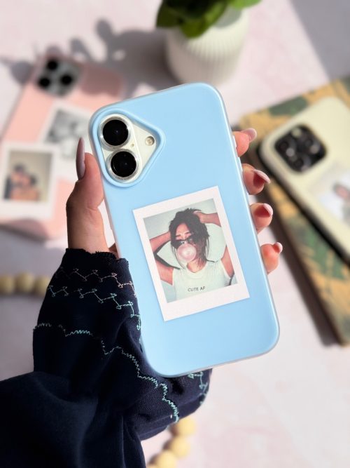 قاب گوشی پاستیلی آبی مناسب آیفون 12 و 16 و11 و 13