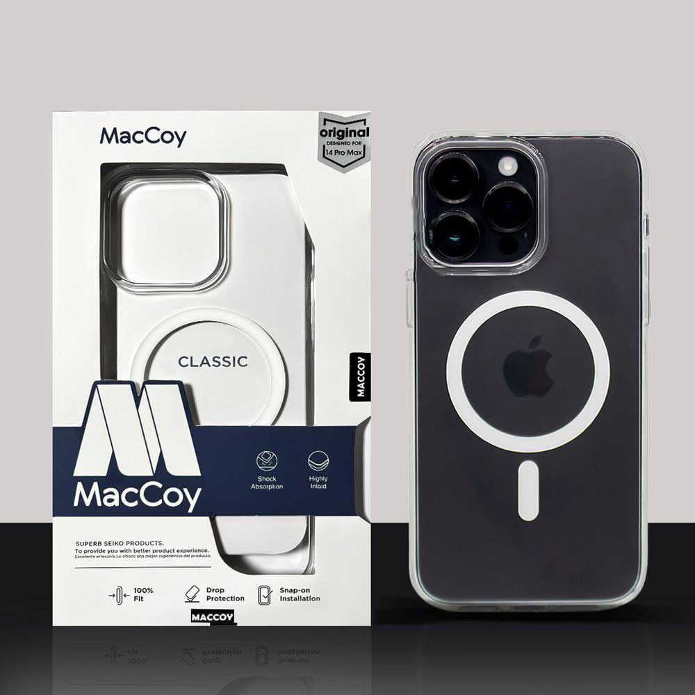 قاب شفاف مگسیف Maccoy نمای نزدیک