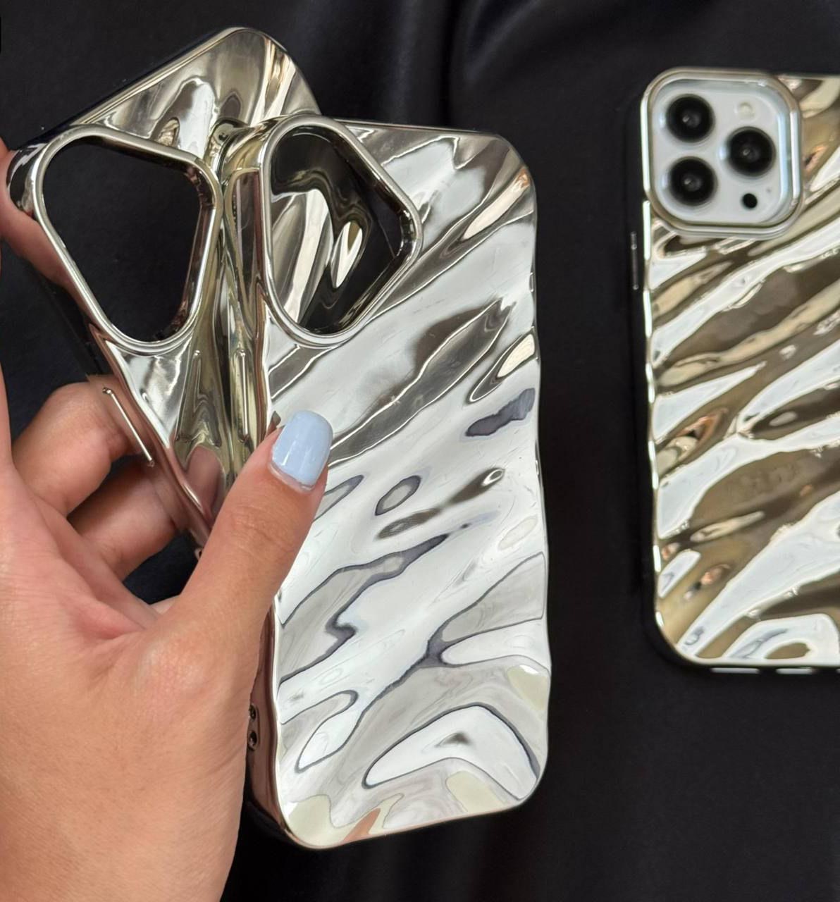 قاب گوشی موج کرومی - Image 2