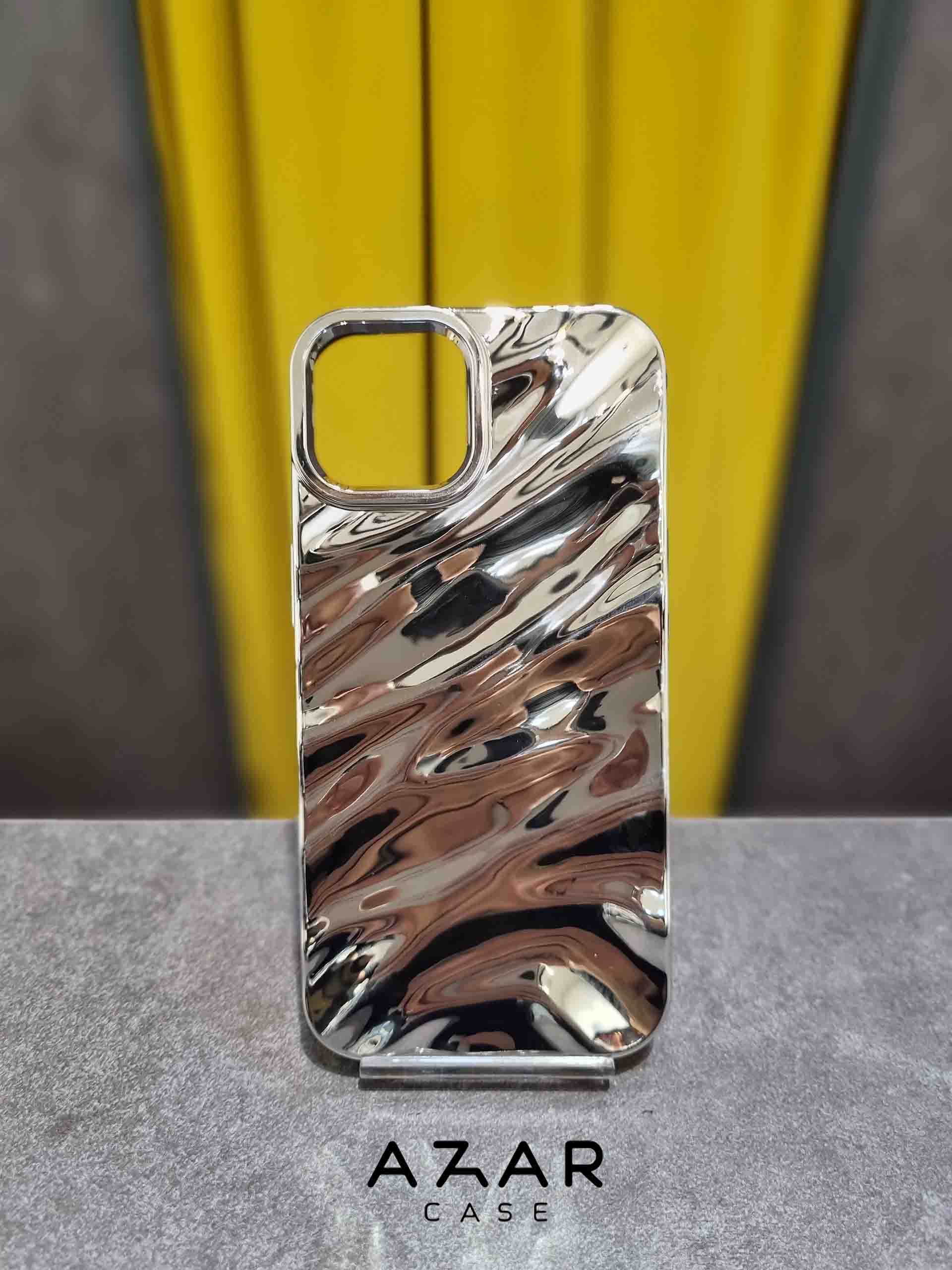 قاب گوشی موج کرومی مناسب آیفون13 و 16پرومکس