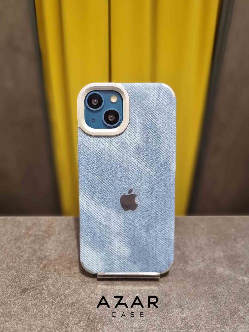 قاب گوشی آبی جین مناسب آیفون 13