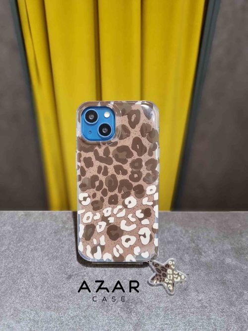 قاب گوشی Minimal Leo موکا مناسب آیفون 16 و سایر گوشی های آیفون