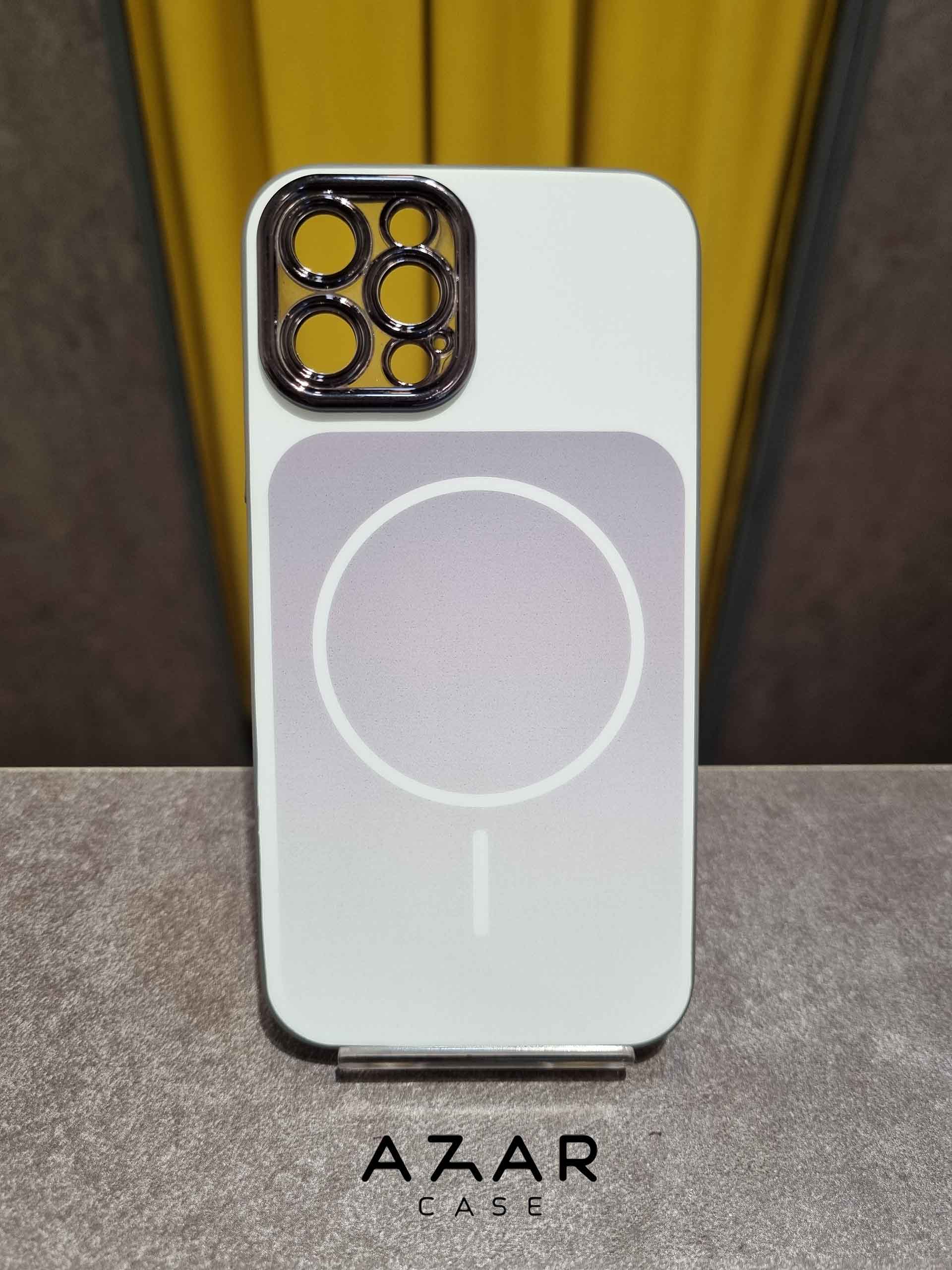 قاب گوشی Pvd مگسیف طرح 17 سفید